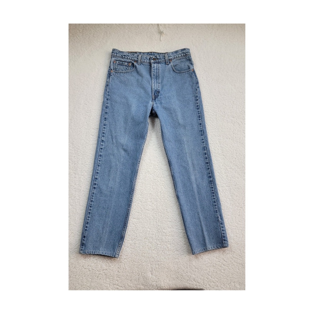 Levi's 505 Straight Leg Jeans Mens 36x32 Blue Vintage 90s Made in USA VTG Y2K